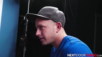 Stepbro Modeling Gig Turns Into Hardcore Porn - Justin Matthews, Brandon Anderson - NextDoorTaboo