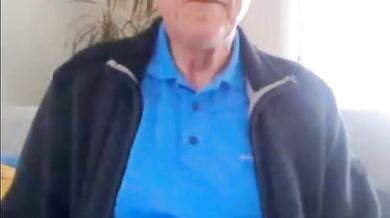 68-Year-Old German Daddy Strips and Cums for You