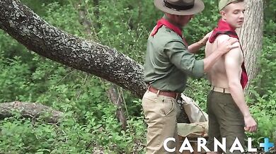 Cute scout fucked raw and hard by DILF