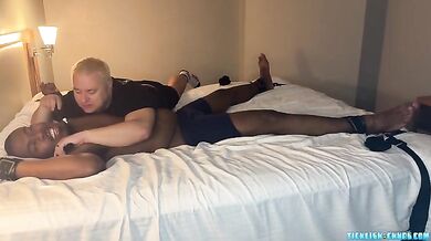Bear Daddy Matt Tickles And Teases Black Jamal BBC