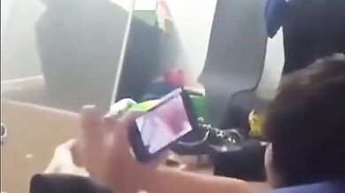 Asian Twink Cums While Watching Porn