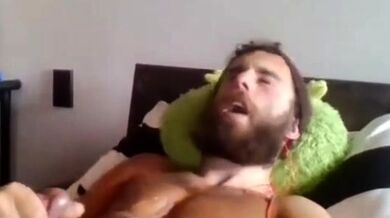 Moaning Masturbating Man