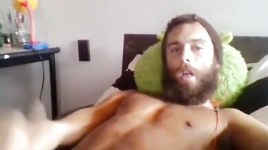 Moaning Masturbating Man