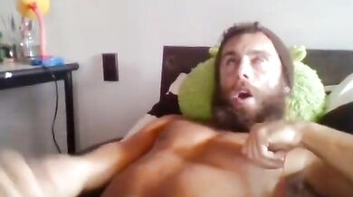 Moaning Masturbating Man