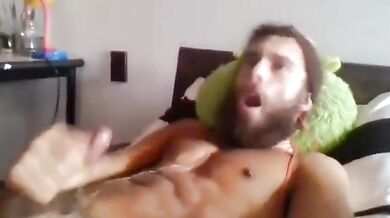 Moaning Masturbating Man