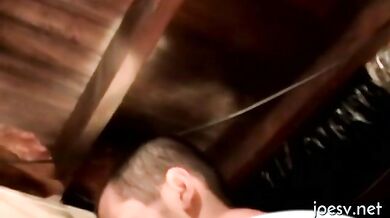 Smooth oral job job on a large dick in gay home pics