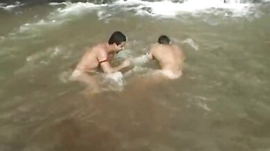 Large knob gay stud fucks his groaning lover in the ass