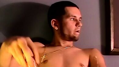 Gay amateur in monster schlong solo