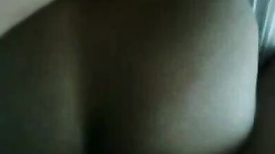 Black stud gets his ass fucked and creampied in p.o.v.