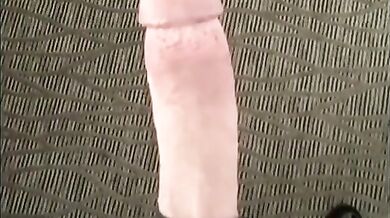 Daddy's Huge Cock Stroked by Amateur