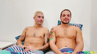 Tattooed Aussie Aksen Receives Amazing Fuck From Billy