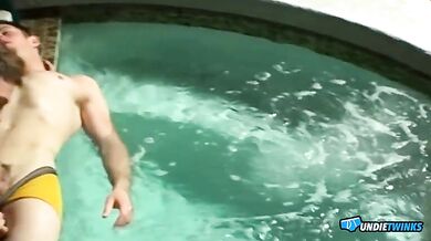 Kinky Lads In A Fourway Hot Tub Action