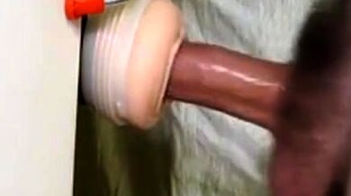 Twitching Orgasm with a Fleshlight
