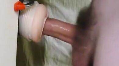 Twitching Orgasm with a Fleshlight