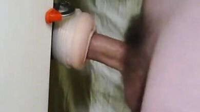 Twitching Orgasm with a Fleshlight