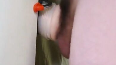 Twitching Orgasm with a Fleshlight