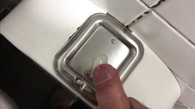 Public Restroom Handjob and Masturbation Compilation