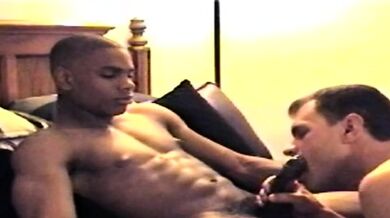 Horny BBC straight cocksucked by gay