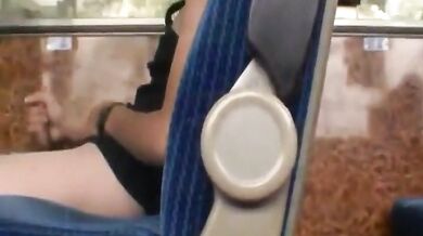 Twink Handjob in the Bus