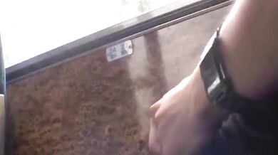 Twink Handjob in the Bus