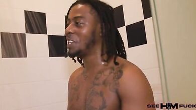 Amateur crossdresser solo on a floor