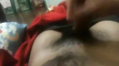 Twink gets a handjob from his Asian friend.