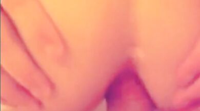 He cums in my ass so good - bareback amateur fuck