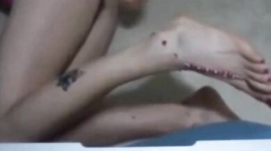 Sissy in Pink Lingerie Anal Solo with Toy