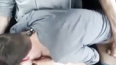 Big Cock Blowjob in the Car at a Public Park