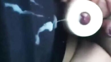 Twinks Playing with a Cock Sleeve and Cumming Hard