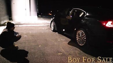 Smooth twink barebacked by DILF