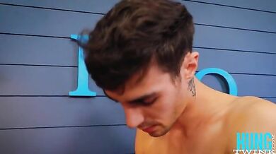 POV Athletic jock analriding his lover