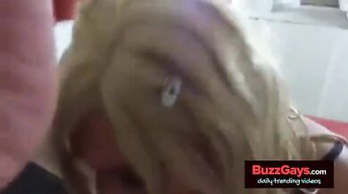 Crossdresser Cock Sucking Fun