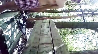 Outdoor Handjob for Horny Amateurs