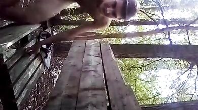 Outdoor Handjob for Horny Amateurs